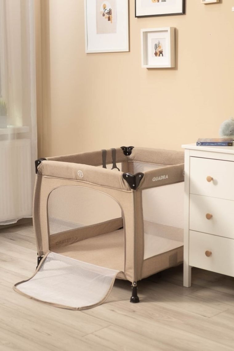 Caretero, Quadra, tarc de joaca pentru copii, maro