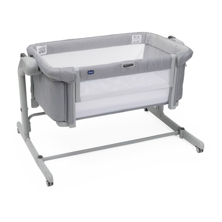 Chicco, Co-Sleeping Next2me, Magic Evo, patut atasabil, Grey Mist