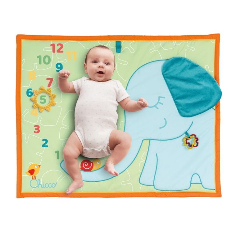 Chicco, covoras moale pentru bebelusi, Elefant, 72-90 cm