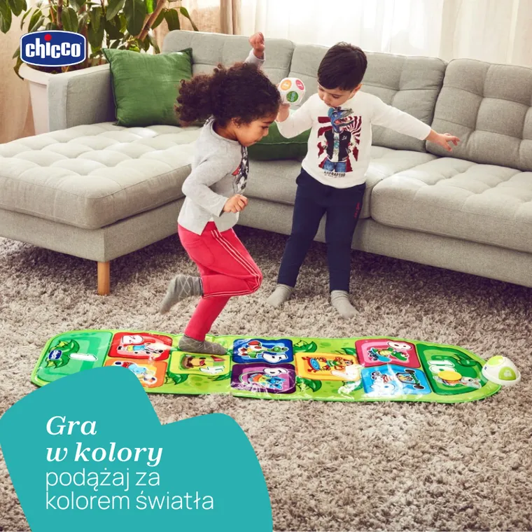 Chicco, Fit&Fun, Covor electronic pentru sotron, jucarie interactiva