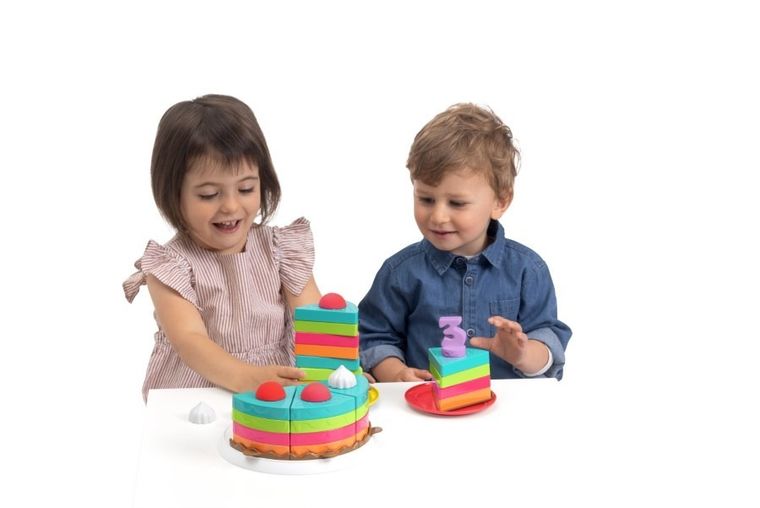 Chicco, Smart2Play, Rainbow Cake, puzzle jigsaw