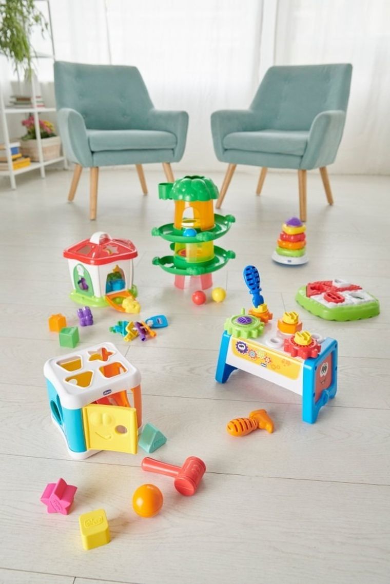 Chicco, Smart2Play, turn senzorial 2 in 1, puzzle, forme si culori