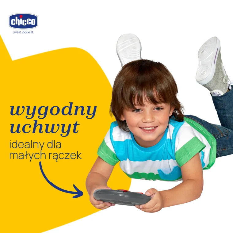 Chicco, Turbo Team, Masina Billy, vehicul cu telecomanda, rosu