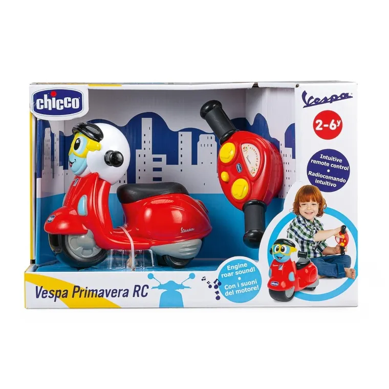 Chicco, Vespa RC, motocicleta cu telecomanda, jucarie