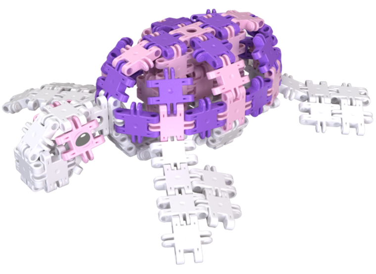 Clics Toys, Nano Clics, Fantasy Builders, set de constructie 5 in 1, 125 piese