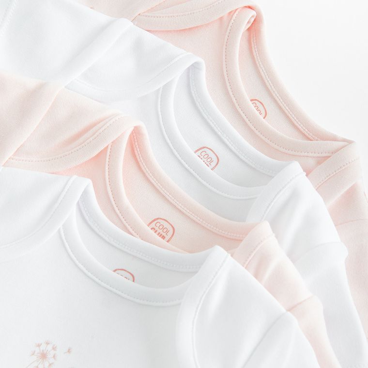 Cool Club, Body cu maneca scurta pentru fete, mix, set, 4 buc.