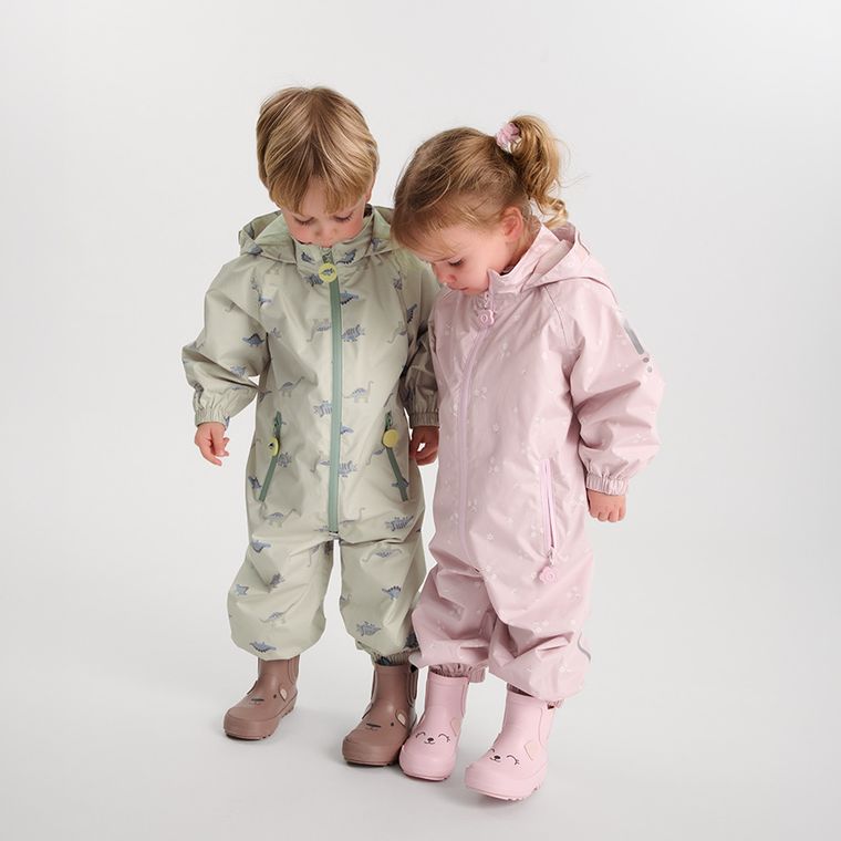 Cool Club, Cizme de cauciuc pentru fete, roz, talpa Barefoot