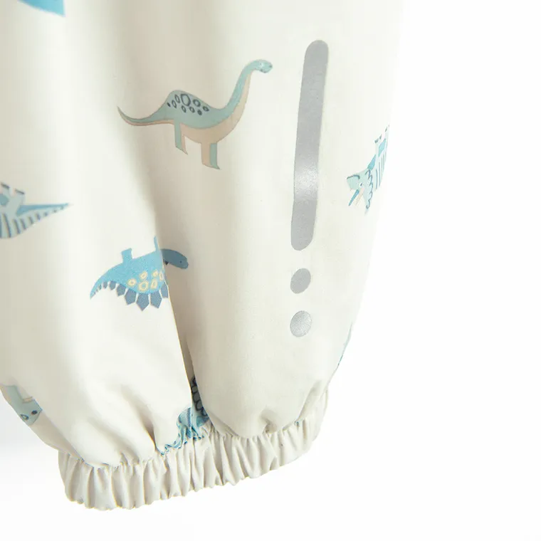 Cool Club, Combinezon impermeabil cu gluga pentru baieti, bej