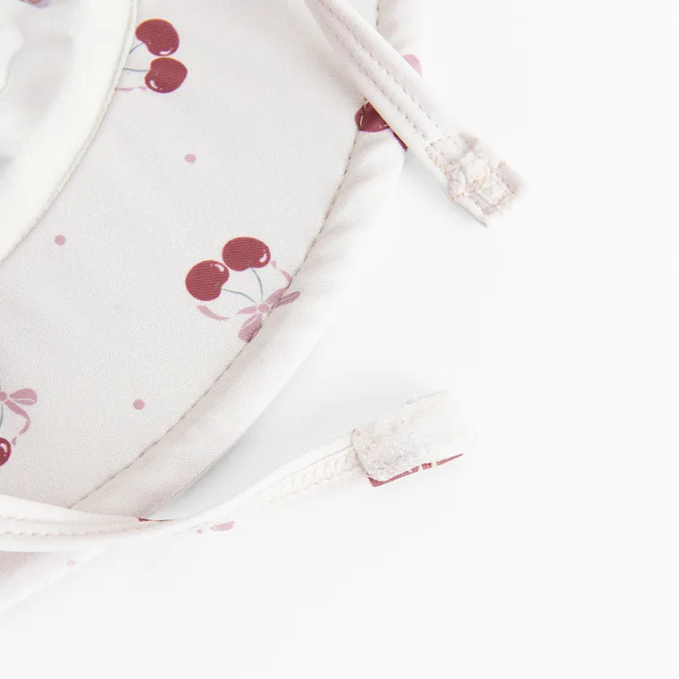 Cool Club, Costum de baie din doua piese pentru fete, Palarie, UV 50, roz