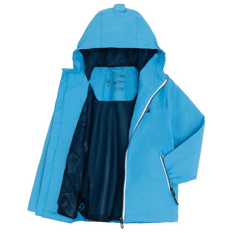 Cool Club, Geaca de ploaie cu gluga pentru baieti, albastru