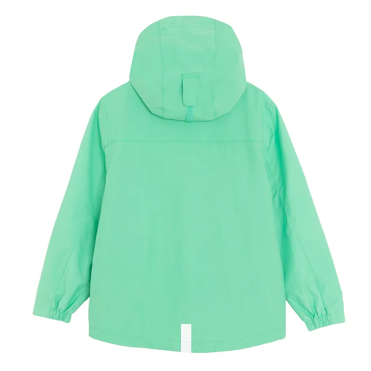 Cool Club, Geaca de ploaie cu gluga pentru baieti, verde
