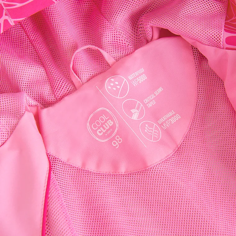 Cool Club, Geaca de ploaie cu gluga pentru fete, roz