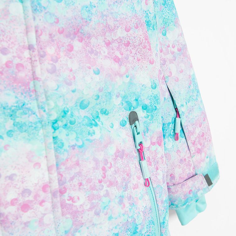 Cool Club, Geaca de schi cu gluga pentru fete, calduroasa, mix