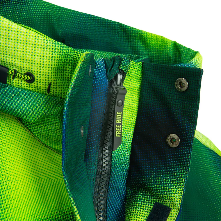 Cool Club, Geaca de schi impermeabil pentru baieti, cu gluga, calduroasa, verde