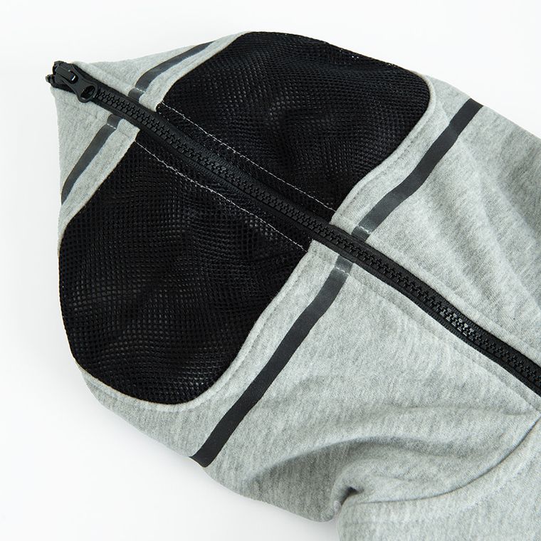 Cool Club, Hanorac cu gluga pentru baieti, cu fermoar, gri