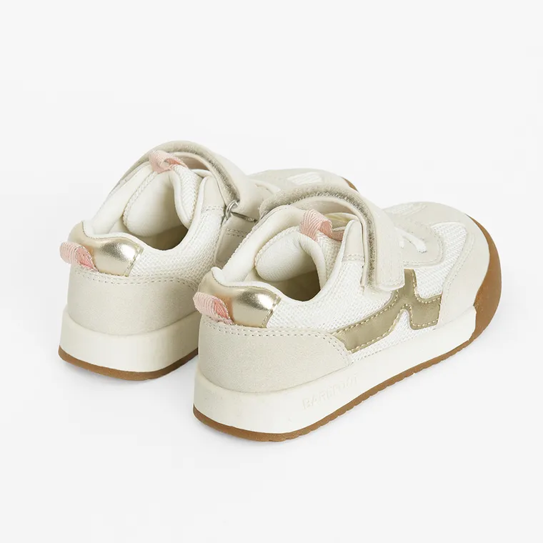 Cool Club, Pantofi sport pentru fete, bej, talpa Barefoot