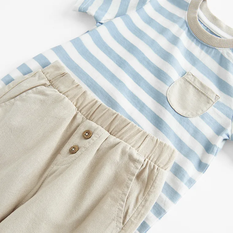 Cool Club, Set pentru baieti, Tricou, Pantaloni din textil, mix