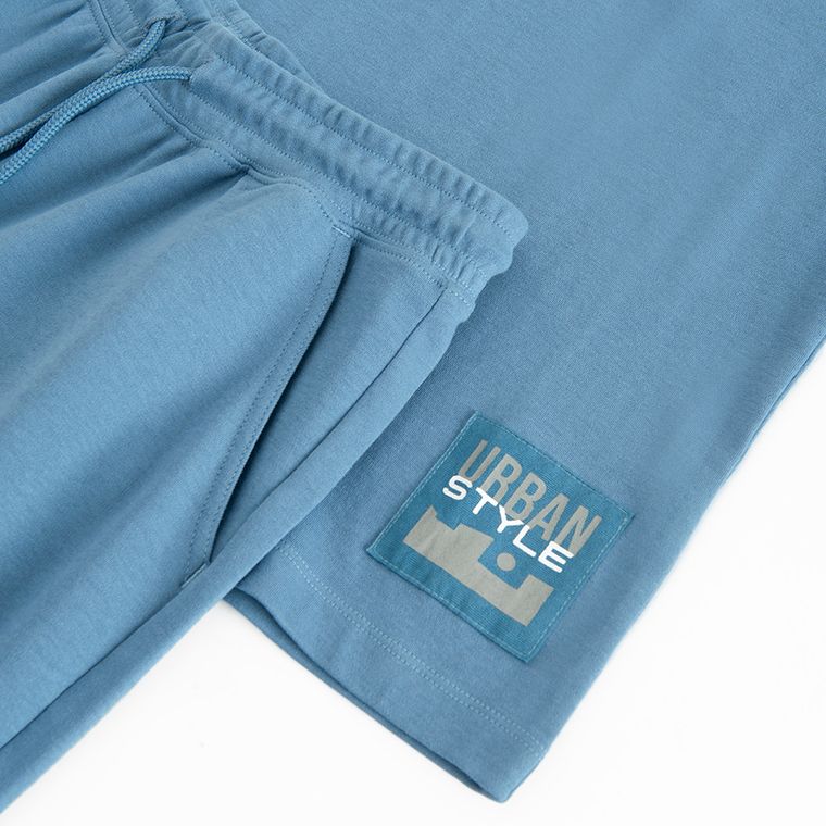 Cool Club, Set pentru baieti, Tricou, Pantaloni scurti, bleumarin