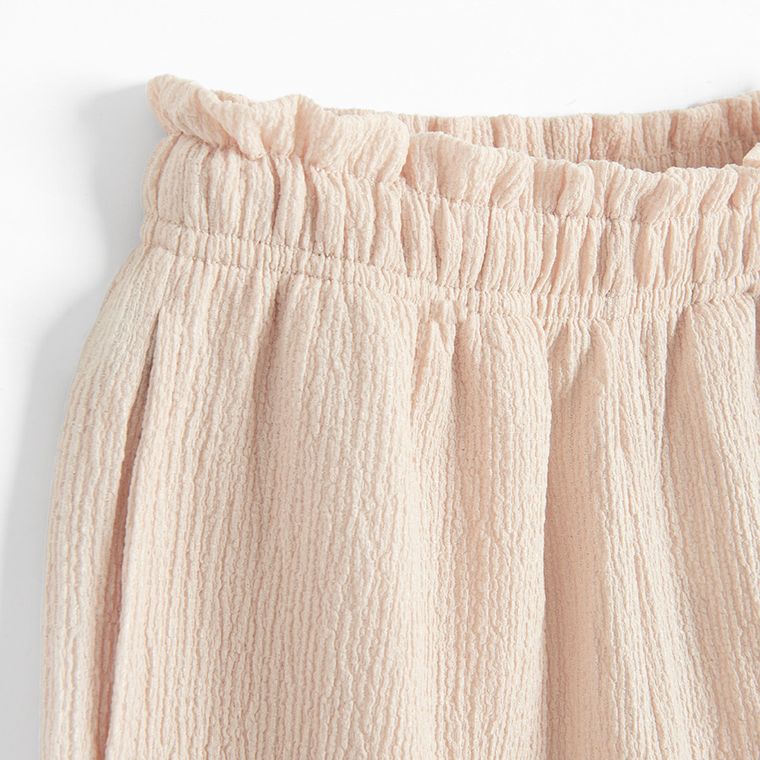 Cool Club, Set pentru fete, Bluza fara maneci, Pantaloni din textil, bej