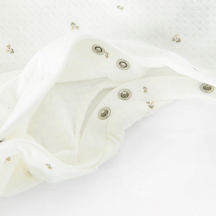 Cool Club, Set pentru fete, Body cu maneca lunga, Salopeta cu botosei, alb