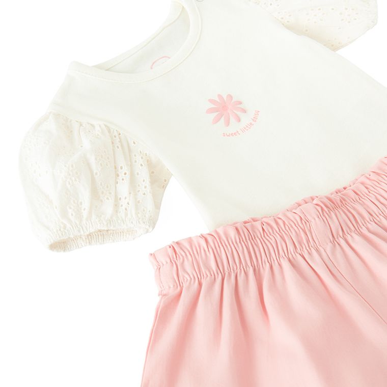 Cool Club, Set pentru fete, Body cu maneca scurta, Pantaloni scurti, mix