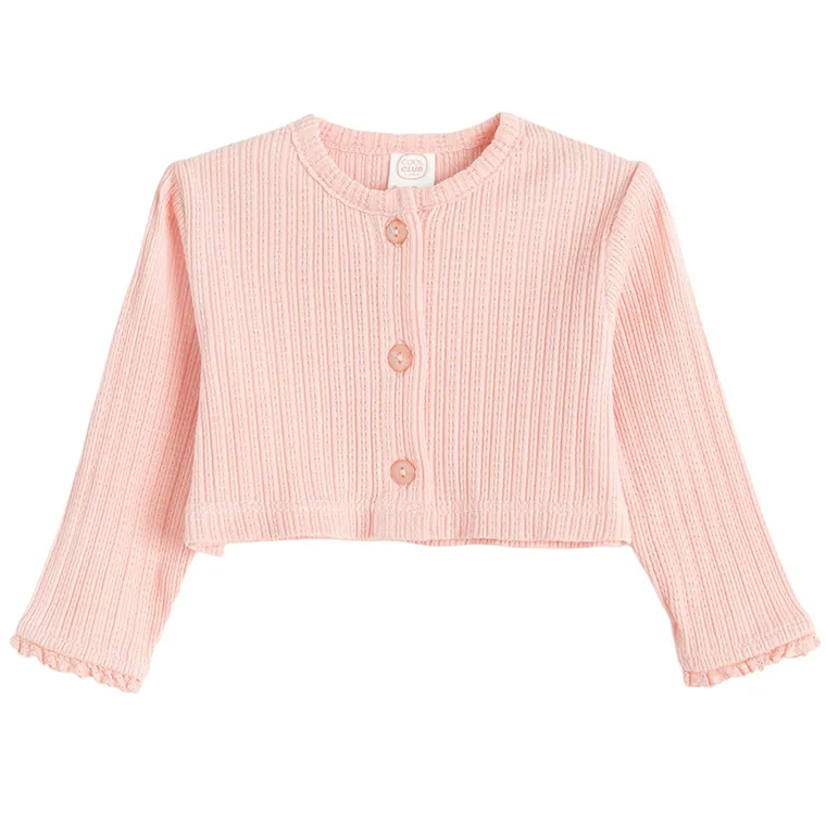 Cool Club, Set pentru fete, Body-rochie cu maneca scurta, Bolero, roz