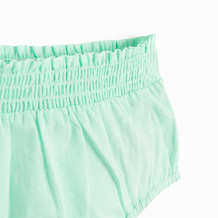 Cool Club, Set pentru fete, Rochie cu maneca scurta, Pantaloni scurti, bloomers, verde