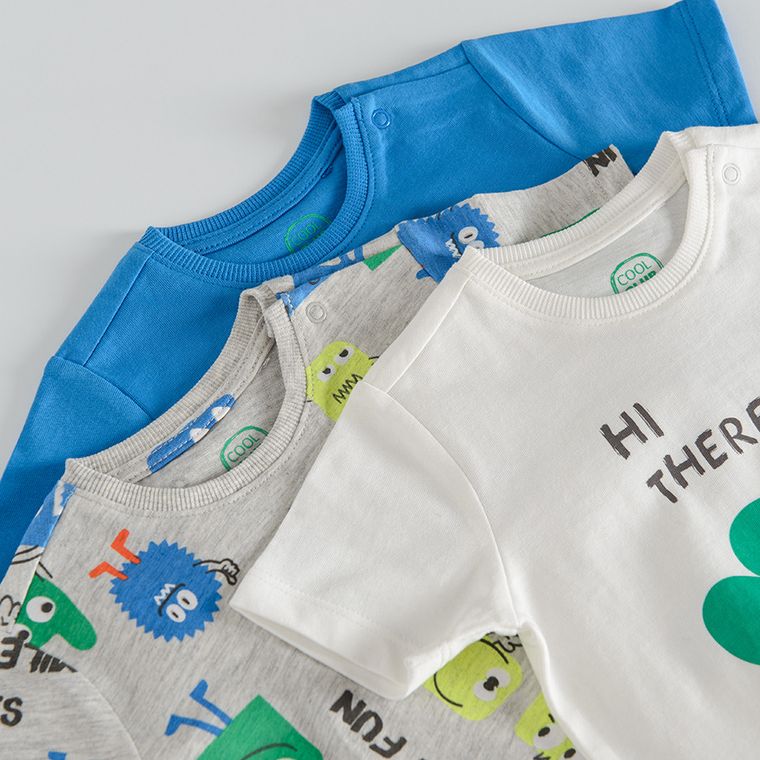 Cool Club, Tricou pentru baieti, mix, set, 3 buc.