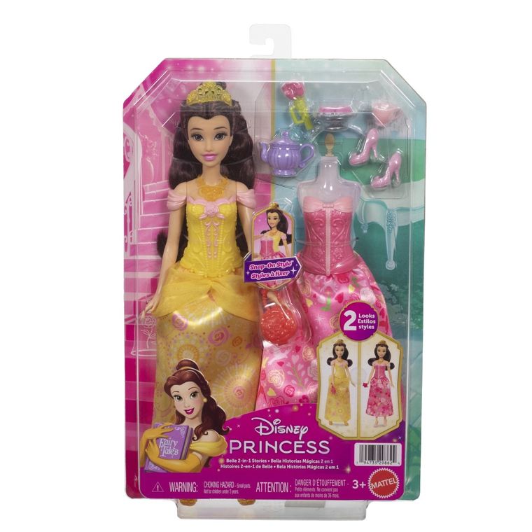 Disney Princess, Bella, set de papusa cu accesorii