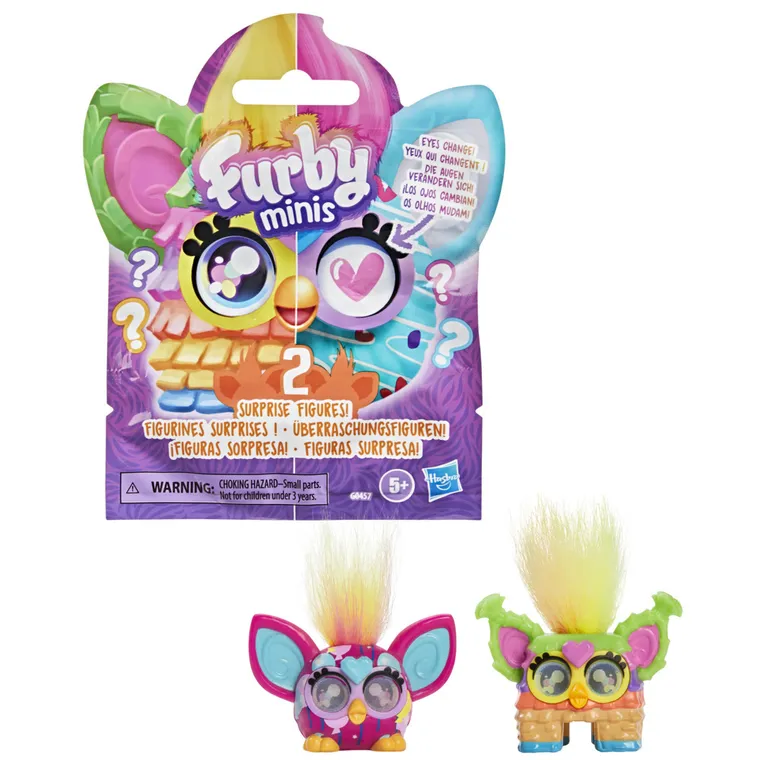Furby Mini, pachet de 2 figurine surprize, 1 buc.