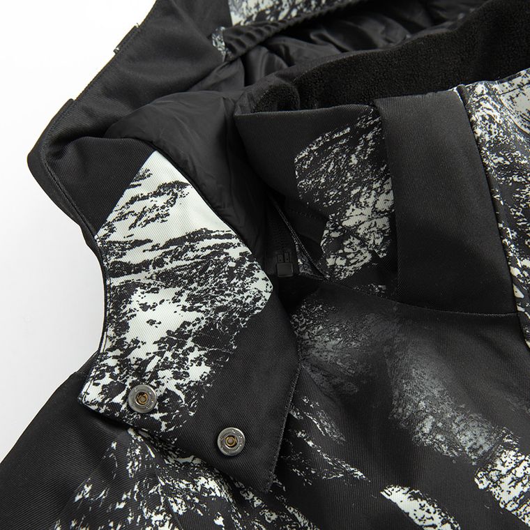 Geaca de schi impermeabila cu gluga si croiala oversize unisex NOWEAR