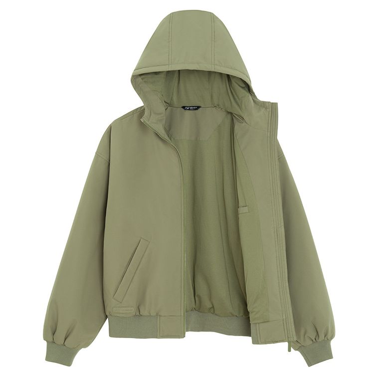 Geaca de tranzitie cu gluga si croiala oversize NOWEAR