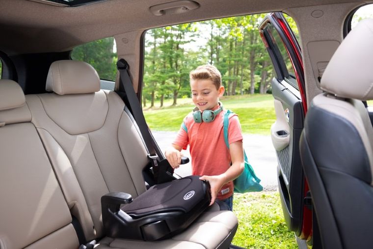 Graco, Booster Basic, I-size, scaun auto, 135-150 cm, Midnight