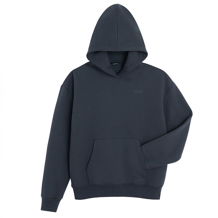 Hanorac bleumarin cu croiala oversize NOWEAR