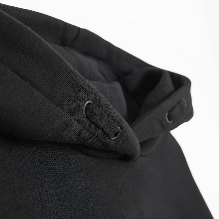 Hanorac negru cu croiala cropp boxy NOWEAR
