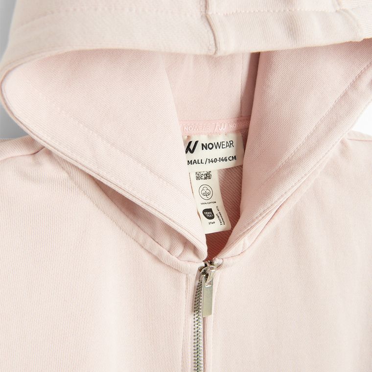 Hanorac oversize cu croiala scurta NOWEAR