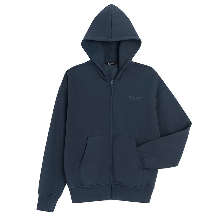 Hanorac oversize cu fermoar unisex NOWEAR