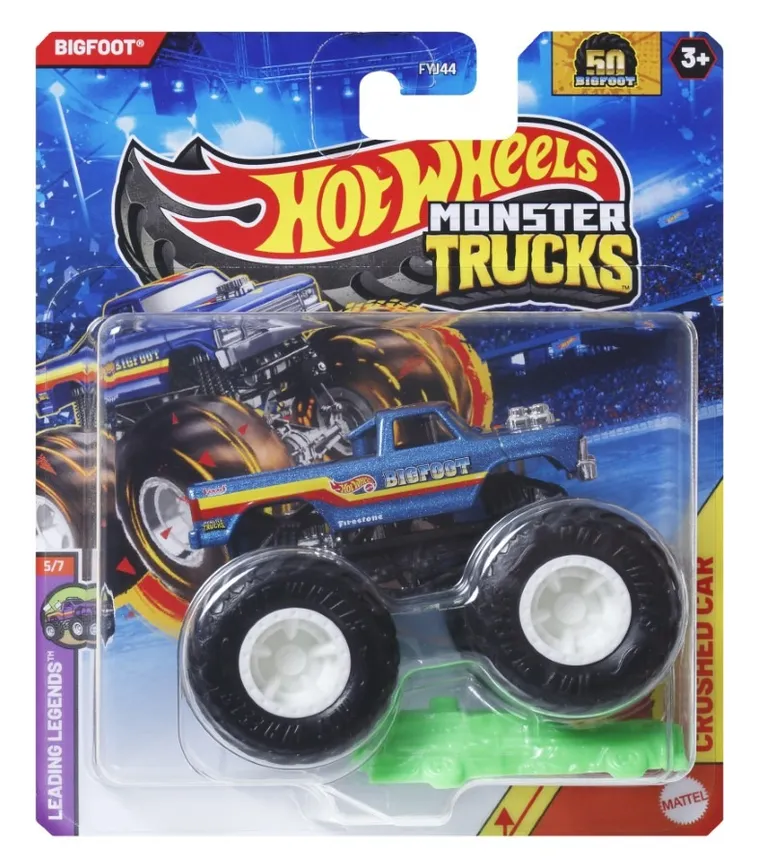 Hot Wheels, Monster Trucks, masinuta, scara 1:64