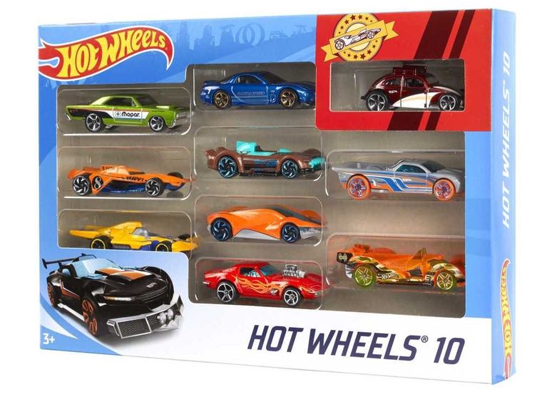 Hot Wheels, set cu 10 masinute