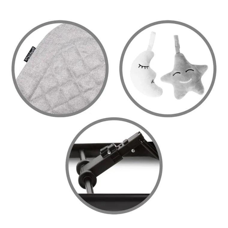 Kidwell, Laro, scaunul balansoar, Full Grey/Black