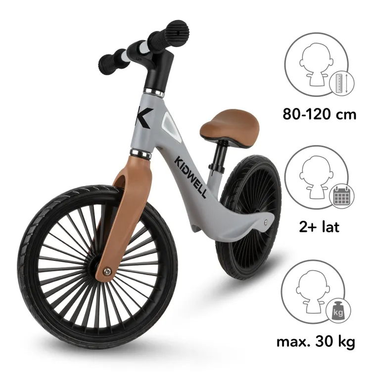 Kidwell, Nix, bicicleta fara pedale, gri-maro