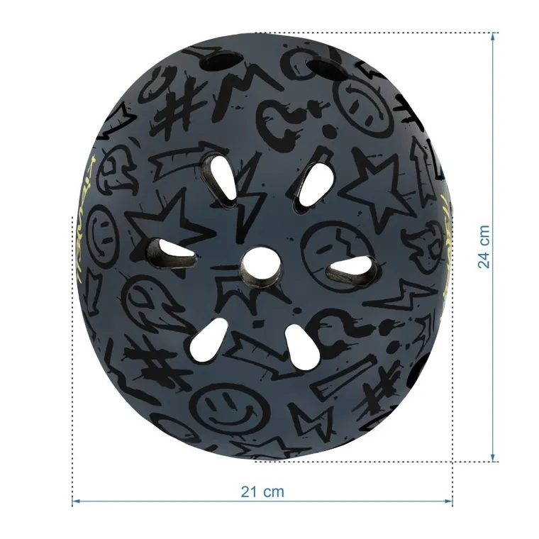 Kidwell, Orix Plus, casca de protectie, Graffiti, marime M