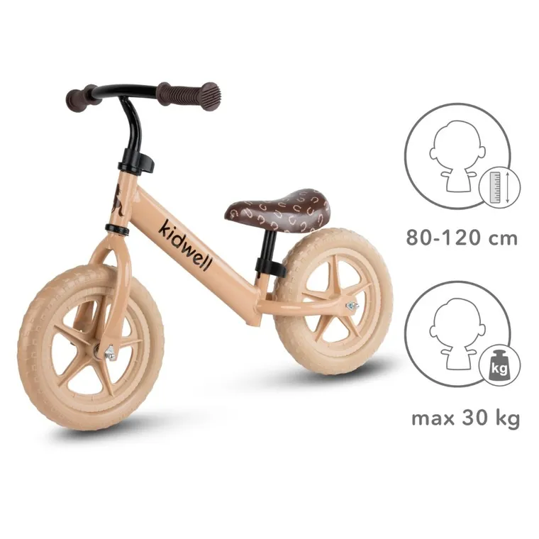 Kidwell, Rebel, bicicleta fara pedale, Beige