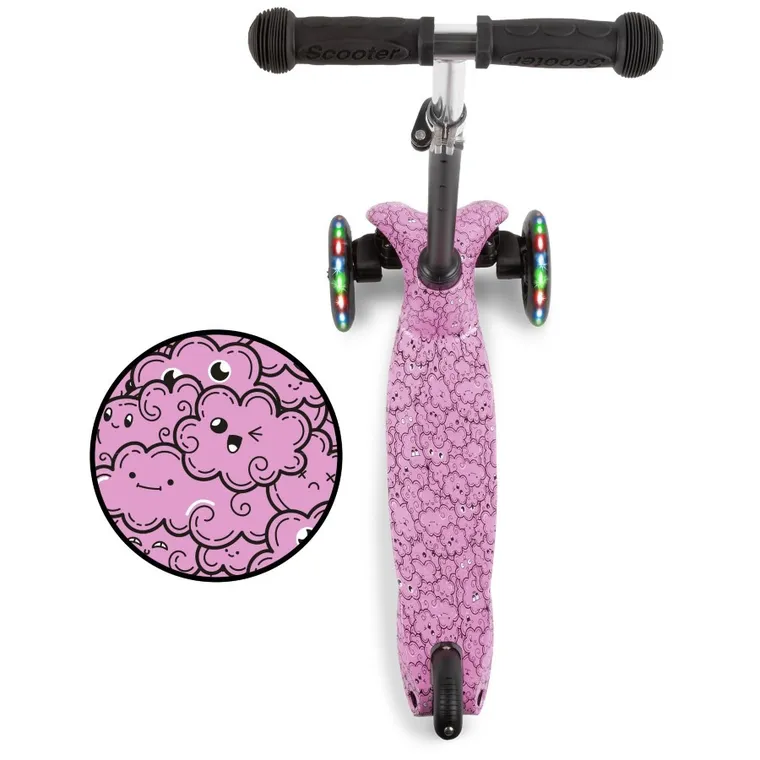 Kidwell, Uno, trotineta cu 3 roti, clouds