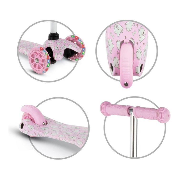 Kidwell, Uno, trotineta cu 3 roti, puppy