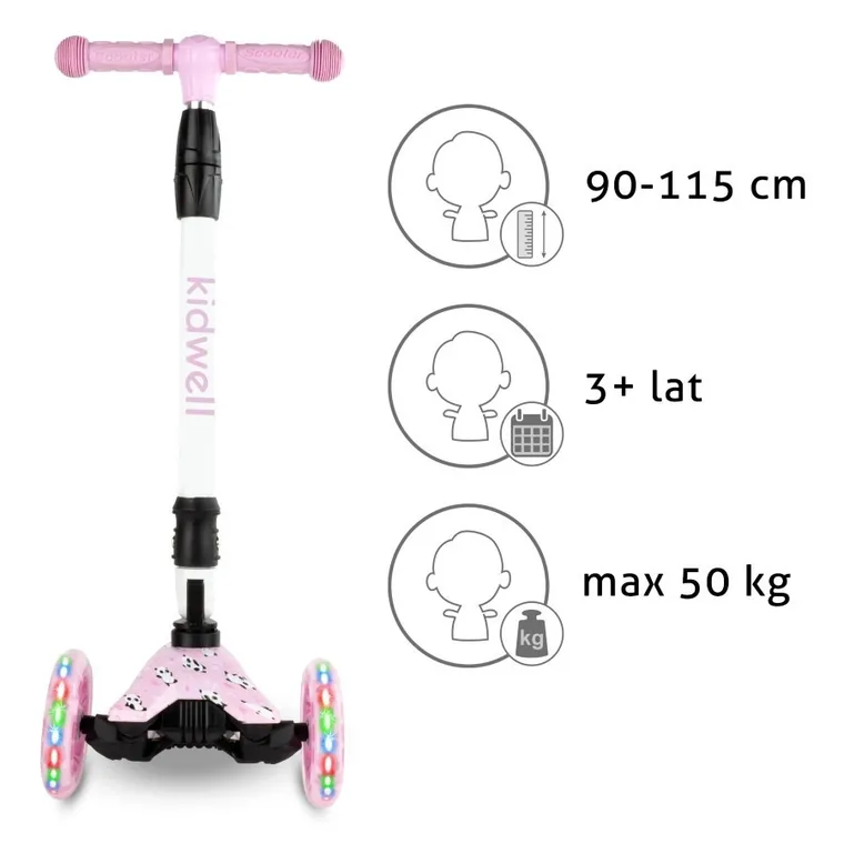 Kidwell, Vento Panda, trotineta cu 3 roti