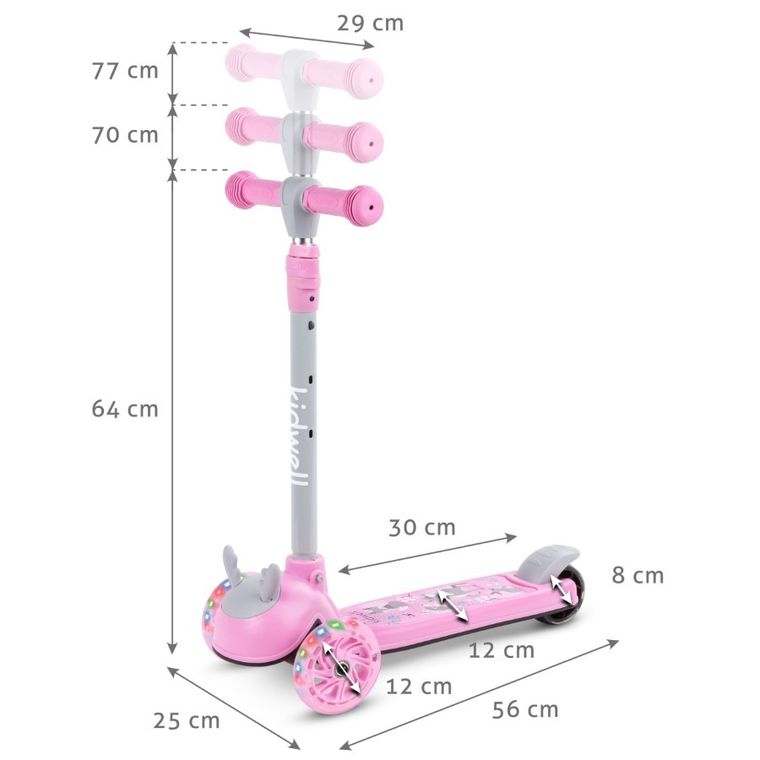 Kidwell, Zoocar, Deer, trotineta cu 3 roti