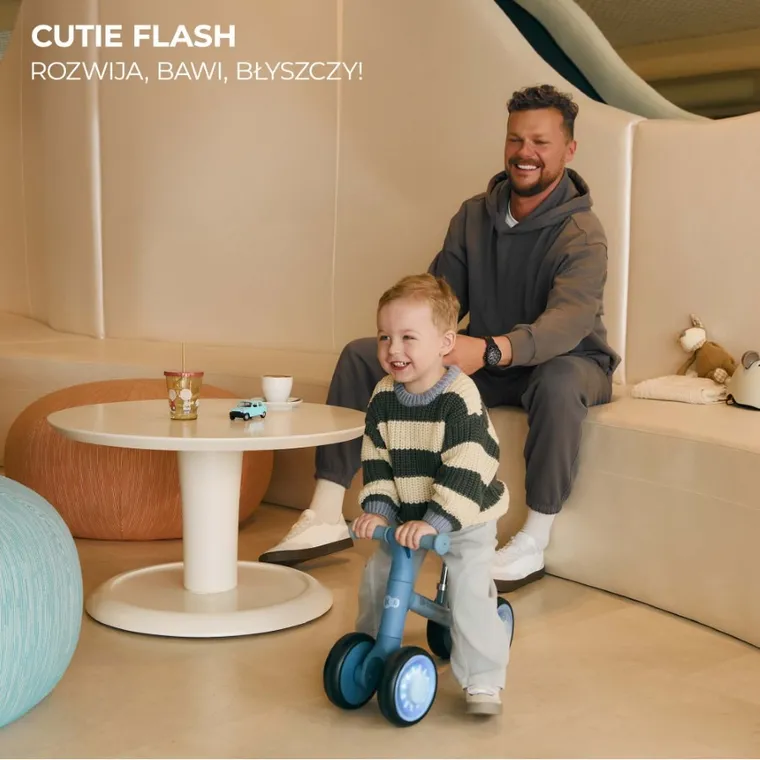 Kinderkraft, Cutie Flash, bicicleta fara pedale, Green