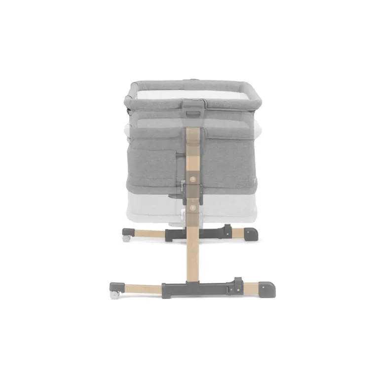 Kinderkraft, Neste Grow, patut suplimentar 3in1, Light Grey, Full Wood