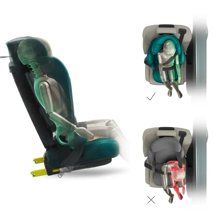 Kinderkraft, Unity 2, I-Size, scaun auto, Black, 100-150 cm, 15-36 kg